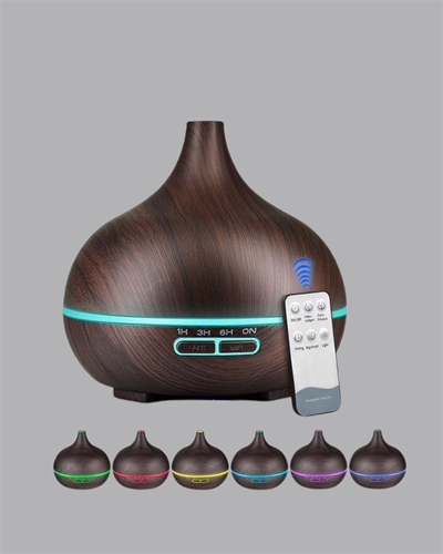 Aromaterapi Difüzörü 550 ml Ultrasonik Nemlendirici Otomatik Kapanma Özellikli