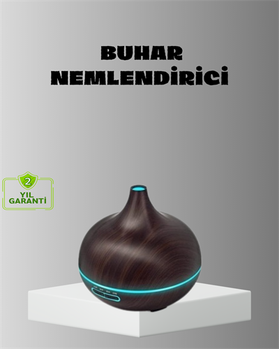 Aromaterapi Difüzörü 550 ml Ultrasonik Nemlendirici Otomatik Kapanma Özellikli