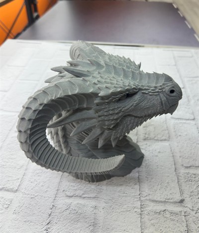 Asılabilir / Masaüstü Ejderha Modeli 3D Dekoratif Heykel 22x17 cm