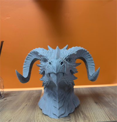 Asılabilir / Masaüstü Ejderha Modeli 3D Dekoratif Heykel 22x17 cm