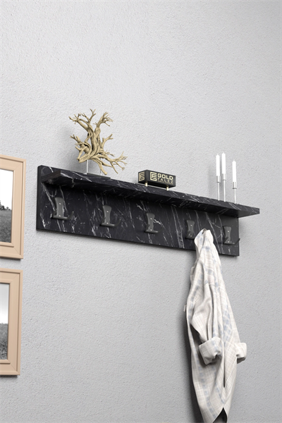 Askılık Duvar Elbise Askılığı Portmanto 80 Cm Bendir Düz