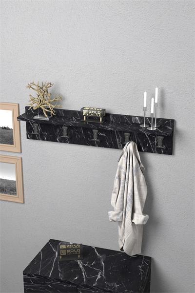 Askılık Duvar Elbise Askılığı Portmanto 80 Cm Bendir Düz