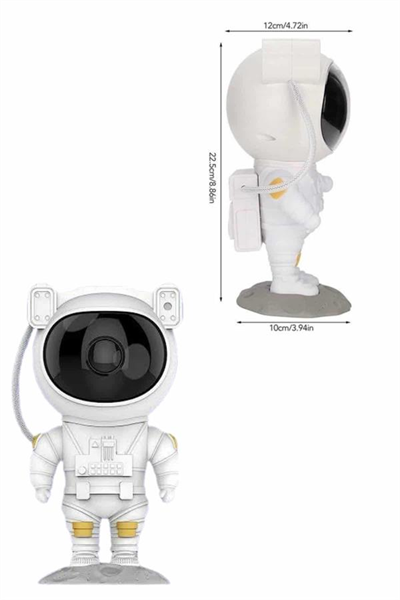 Astronot Şeklinde Bluetooth Hoparlör Gökyüzü Kumandalı Aydınlatma Lamba