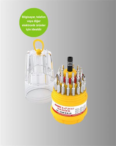 Ateşe Dayanıklı Tornavida Seti Elektronik Tamir İçin Çok Uçlu