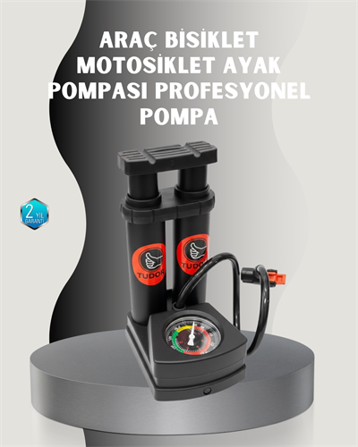 Ayak Basmalı Hava Pompası Şişme Ürünler ve Lastikler İçin