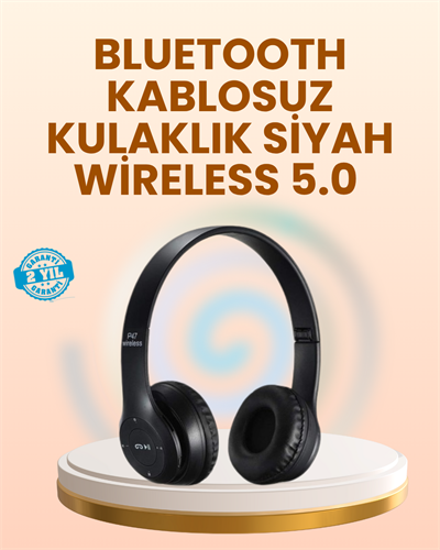Ayarlanabilir Baş Bandı ve Yumuşak Kulak Yastıklı Bluetooth Kulaklık