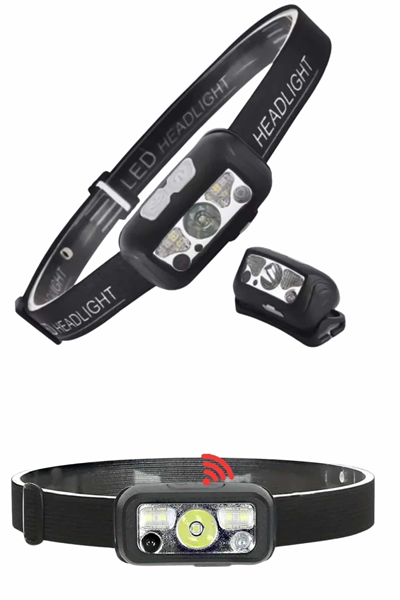 Ayarlanabilir Kafa Lambası Type-C Şarjlı Kompakt Kamp Lambası