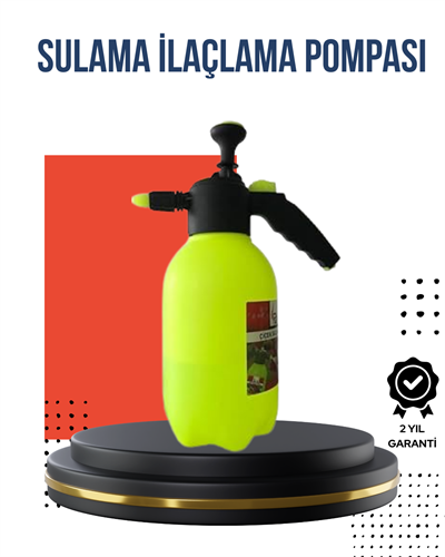 Ayarlı Nozullu 2L Basınçlı El Püskürtücü Jant Cam Temizlik Cila İçin