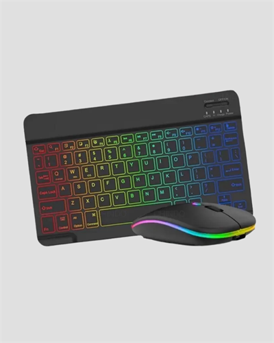 Aydınlatmalı Türkçe Q RGB Klavye Sessiz ve Dayanıklı Tuş Takımı