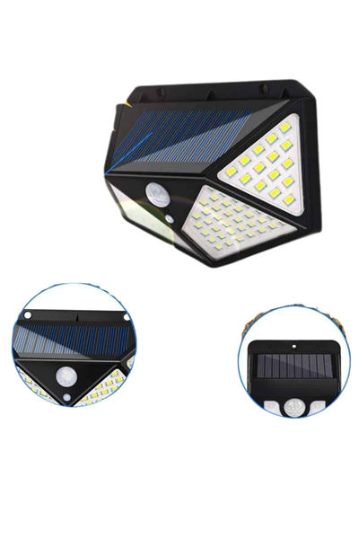 Bahçe Lambası Bahçe Aydınlatma Sensörlü Suya Dayanıklı 100 Led