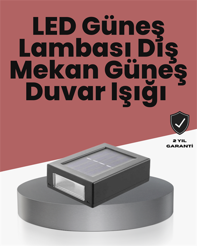 Bahçe ve Balkon İçin Güneş Enerjili Lamba