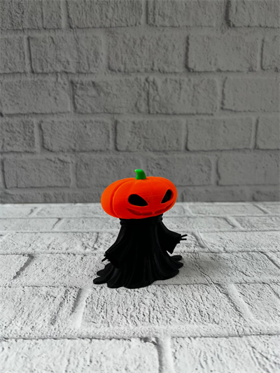 Balkabağı Figür 9cm Cadılar Bayramı Dekoratif Biblo