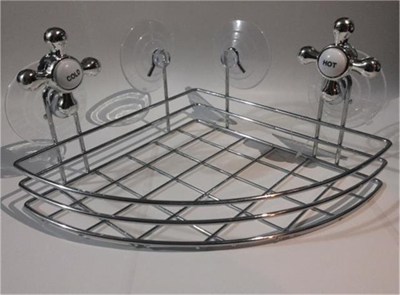 Banyo Organizeri - Çok Amaçlı Köşe Organizer Vantuzlu
