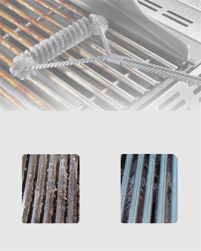 Barbekü ve Mangal İçin Tel Izgara Temizleyici Fırça