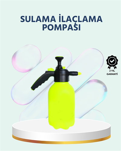 Basınçlı El Pompası 2 Litre Bakır Nozul Ayarlı Jet ve Dağınık Atım