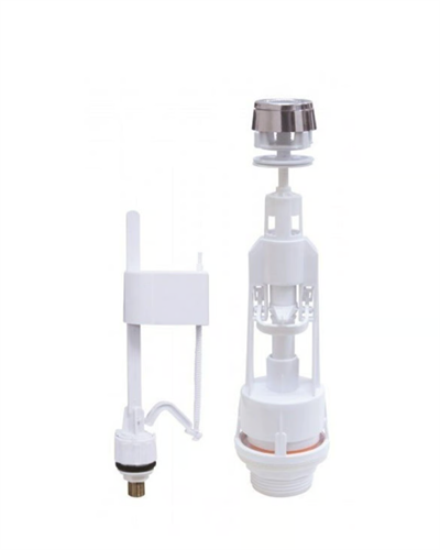 Basmalı Klozet Rezervuar İç Mekanizması Ayarlanabilir Su Seviyeli Tahliye Sistemi