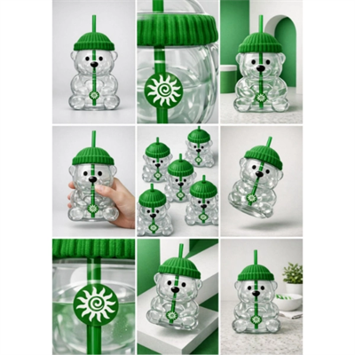 Bearista Plastik Soğuk İçecek Bardağı