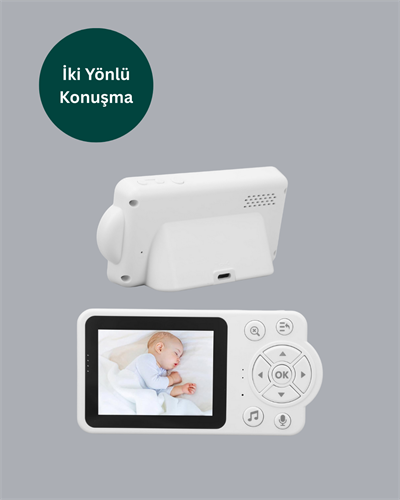 Bebek Monitörü Cry Detection ve HD Gece Görüş Destekli