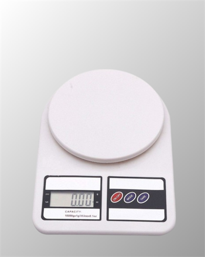Beyaz Plastik Dijital Mutfak Tartısı – 24x16.8x1.5cm