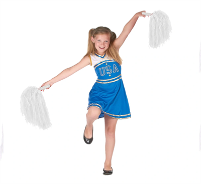 Beyaz Renk Gösteri Ponponu Çift