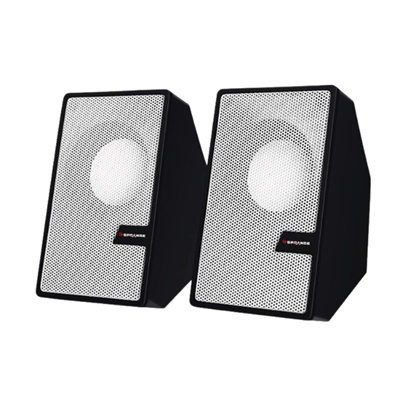 Beyaz USB 2.0 + 3.5mm USB Hoparlör