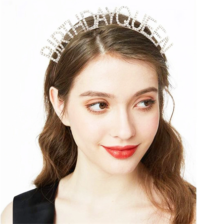 Birthday Queen Yazılı Kraliçe Taç