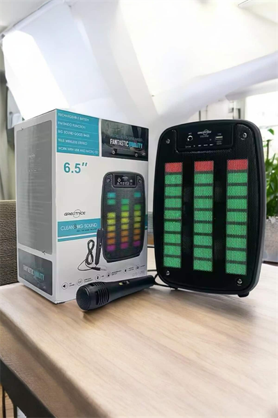 Bluetooth  Hoparlör Mikrofonlu Speaker Taşınabilir Şarjlı