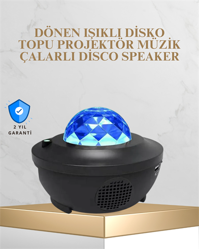 Bluetooth & USB Müzik Çalar Gece Lambası – 50 m² Kapsama, Uzaktan Kumanda