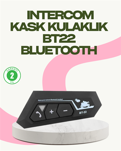 Bluetooth 5.0 EDR Kask Kulaklık Yüksek Ses Kalitesi ve Gürültü Önleme