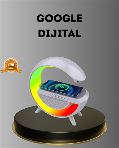 Bluetooth 5.0 Hoparlör – Kablosuz Şarj, RGB Gece Lambası ve FM Radyo