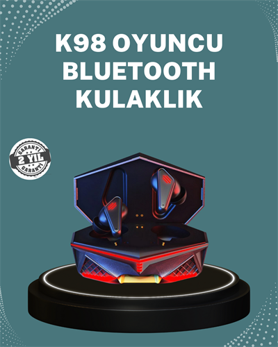 Bluetooth 5.0 Kablosuz  Kulaklık Ergonomik Tasarım