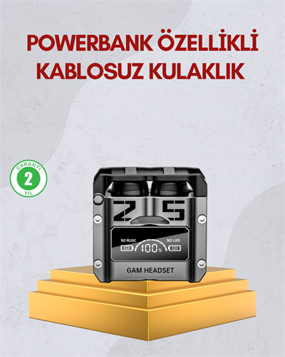 Bluetooth 5.0 Kulak İçi Kulaklık Mikrofonlu Kablosuz Model