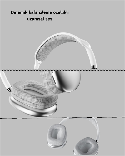 Bluetooth 5.0 Kulak Üstü Kulaklık – Uzamsal Ses, Gürültü Engelleme, Ergonomik Tasarım