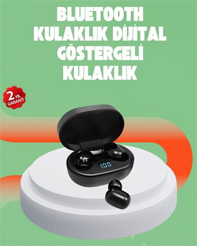 Bluetooth 5.0 Kulaklık – LED Ekranlı Şarj Kutusu