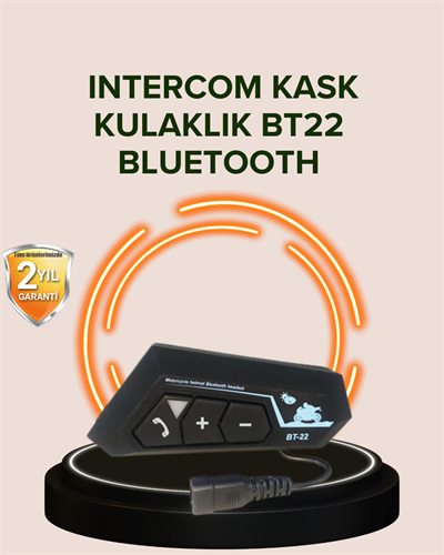 Bluetooth 5.0 Motosiklet Kask Kulaklık Eller Serbest ve Müzik Özellikli