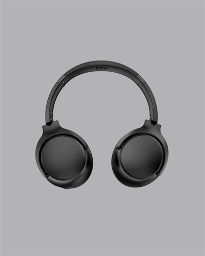 Bluetooth 5.0 Siyah Kablosuz Kulaklık 18 Saat Batarya Katlanabilir Tasarım