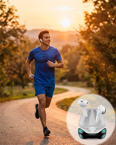 Bluetooth 5.1 Oyuncu Kulaklığı  Gaming Kulaklık iPhone 13 iPhone 15 Samsung S21 Xiaomi Note 12 Uyumlu