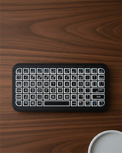 Bluetooth 5.2 Destekli Kablosuz Mini RGB Klavye Ultra İnce