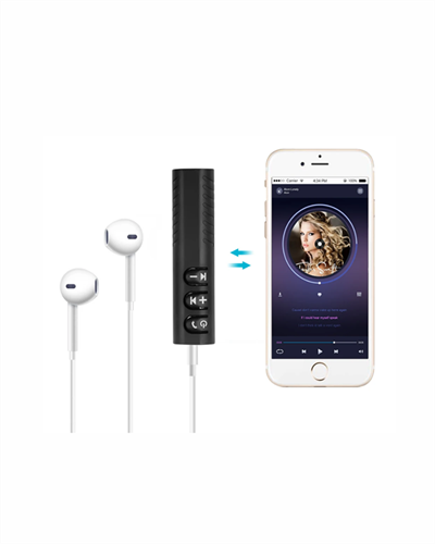 Bluetooth AUX Adaptör | 3.5mm Ses Girişi İçin Kablosuz Dönüştürücü, 10m Menzil
