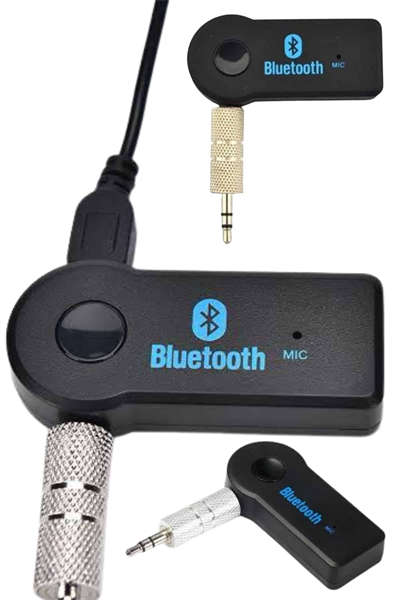 Bluetooth Araç Kiti Aux Çıkışlı  Telefon Müzik Alıcı Tüm Cihazlara Uyumlu