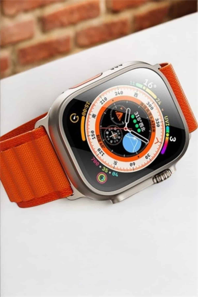 Bluetooth Bağlantılı 49MM Dokunmatik Akıllı Saat Sağlık ve Spor Takip Özellikli