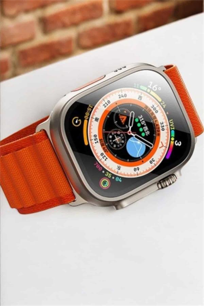 Bluetooth Bağlantılı 49MM Dokunmatik Akıllı Saat Sağlık ve Spor Takip Özellikli