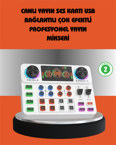 Bluetooth Bağlantılı Karaoke ve Yayın Ses Kontrol Ünitesi