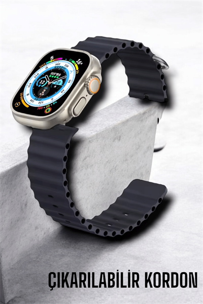 Bluetooth Bağlantılı Nabız, Kan Basıncı, Oksijen Ölçer Akıllı Saat