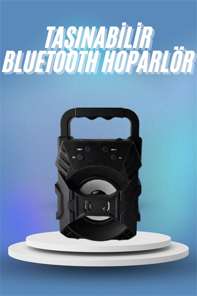 Bluetooth Hoparlör Android ve İOS Uyumlu Ses Bombası USB Girişli Taşınabilir