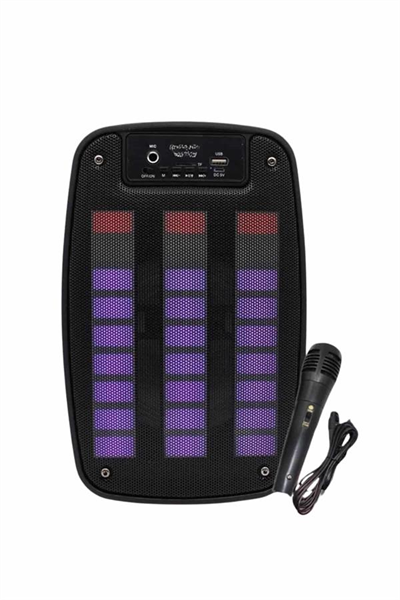 Bluetooth Hoparlör Taşınabilir Şarjlı Işıklı Büyük Boy Yüksek Ses Kaliteli