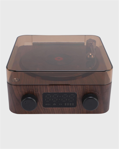 Bluetooth Hoparlörlü Gece Lambası Dijital Saat ve Ambiyans Işığı Çok Amaçlı