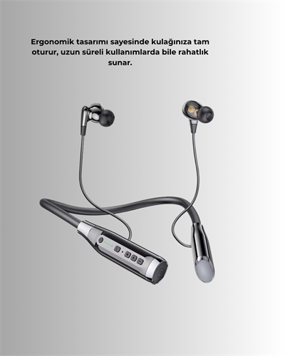 Bluetooth Kablosuz Kulaklık – Gürültü Önleme, Dokunmatik Kontrol, Şarj Kutulu