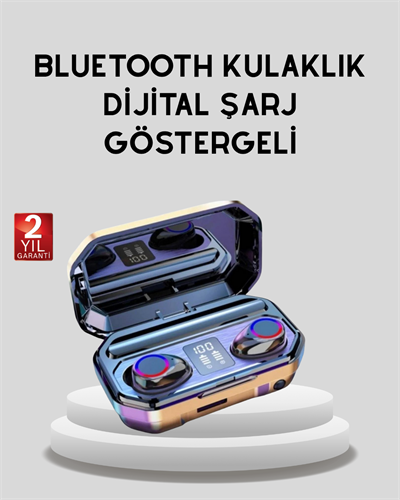 Bluetooth Kablosuz Kulaklık 4 Saat Kullanım Şarj Kutulu Düşük Enerji Tüketimli