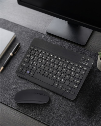 Bluetooth Klavye Mouse Seti Taşınabilir Wireless Bilgisayar Aksesuarı